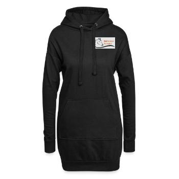 Reitschule Schraut Logo - Hoodie-Kleid - Schwarz - Vorne