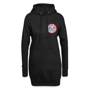 Ich kann nicht, ich habe Paris, um es zu befreien, 1944 2024 - Hoodie-Kleid - Schwarz - Vorne