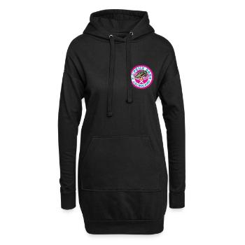 J peux pas j ai roland - Sweat-shirt à capuche long Femme - noir - Devant