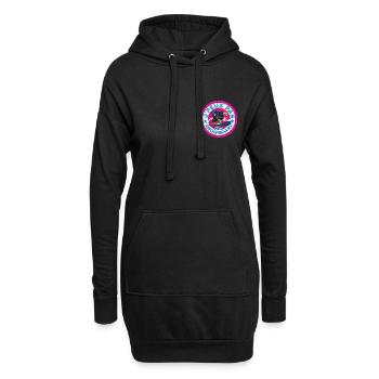 J peux pas j ai snowboard - Sweat-shirt à capuche long Femme - noir - Devant