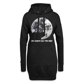 Depression - Hoodie-Kleid - Schwarz - Vorne