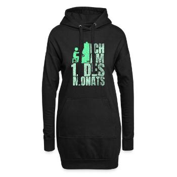 Spielothek Automat Geschenk - Hoodie-Kleid - Schwarz - Vorne