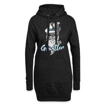 Grantler Grantln Bayern Tracht Grantla - Hoodie-Kleid - Schwarz - Vorne