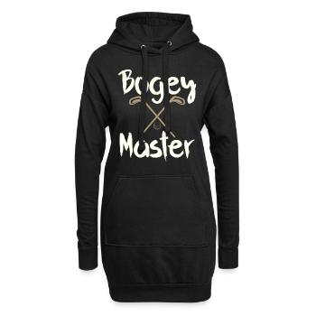 Funny Golfer Geschenk Bogey Master Golfing - Hoodie-Kleid - Schwarz - Vorne