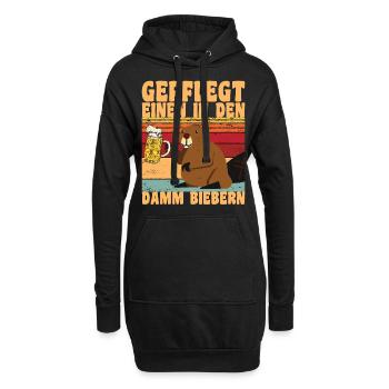 Geschenk zum Geburtstag - lustig Spruch JGA - Hoodie-Kleid - Schwarz - Vorne