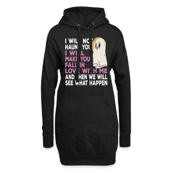 I Will Make You Fall In Love With Me Halloween - Hoodie-Kleid - Schwarz - Vorne