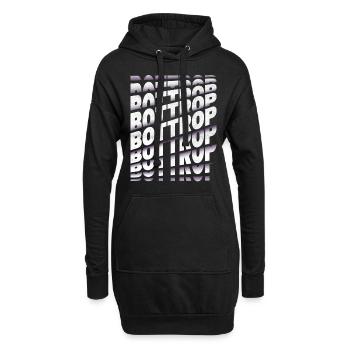 Bottrop Deutschland Stadt Schrift Skyline Heimat - Hoodie-Kleid - Schwarz - Vorne
