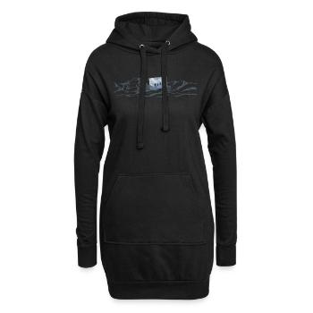 Ski hors-piste, skieurs, randonneurs à ski - Sweat-shirt à capuche long Femme - noir - Devant