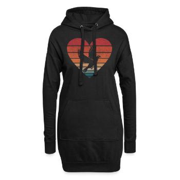 Lustig Taubenzüchter & Tauben Flüsterer Brieftaube - Hoodie-Kleid - Schwarz - Vorne