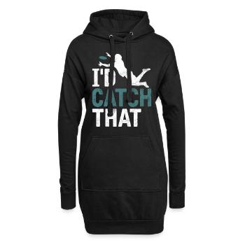 Ultimate Frisbee & Disc Golf Frisbee Design - Hoodie-Kleid - Schwarz - Vorne