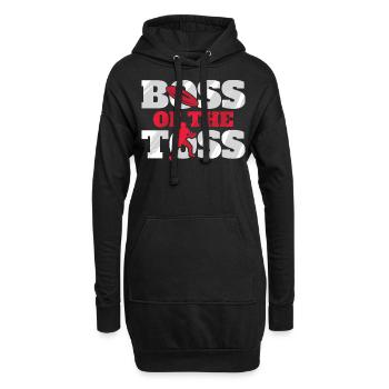 Ultimate Frisbee & Disc Golf Frisbee Design - Hoodie-Kleid - Schwarz - Vorne