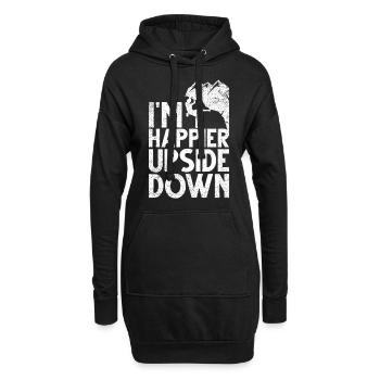 Free Climbing Bergsteiger & Bouldern Freeclimbing - Hoodie-Kleid - Schwarz - Vorne