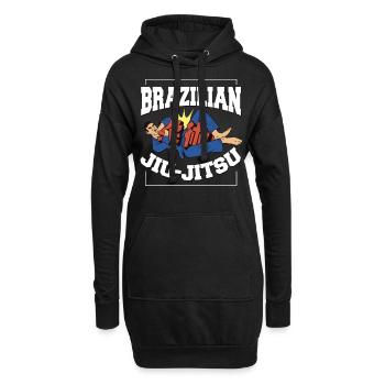 Jiu Jitsu Arts Martiaux Kung Fu & Karaté Jiu Jitsu - Sweat-shirt à capuche long Femme - noir - Devant