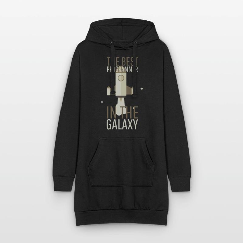 Programmierer Humor Bester Programmierer in der Galaxie Hoodie-Kleid