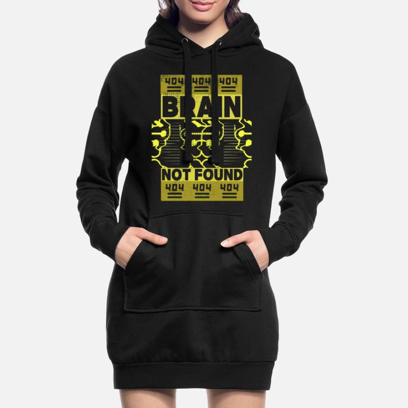 404-html error, Computer-Nerd, lustiger Spruch Hoodie-Kleid