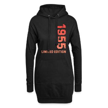 70e anniversaire 1955 Édition limitée - Sweat-shirt à capuche long Femme - noir - Devant