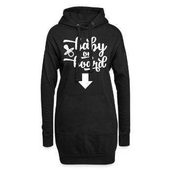 Baby Or Board - Hoodie Dress - black - Front
