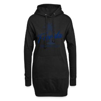 Florida Sunshine State Flat Design - Hoodie-Kleid - Schwarz - Vorne