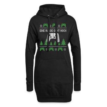 Gamer Gaming Ugly Christmas Sweater Controller - Hoodie-Kleid - Schwarz - Vorne