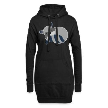 Raton laveur animaux mignons ratons laveurs ratons laveurs - Sweat-shirt à capuche long Femme - noir - Devant