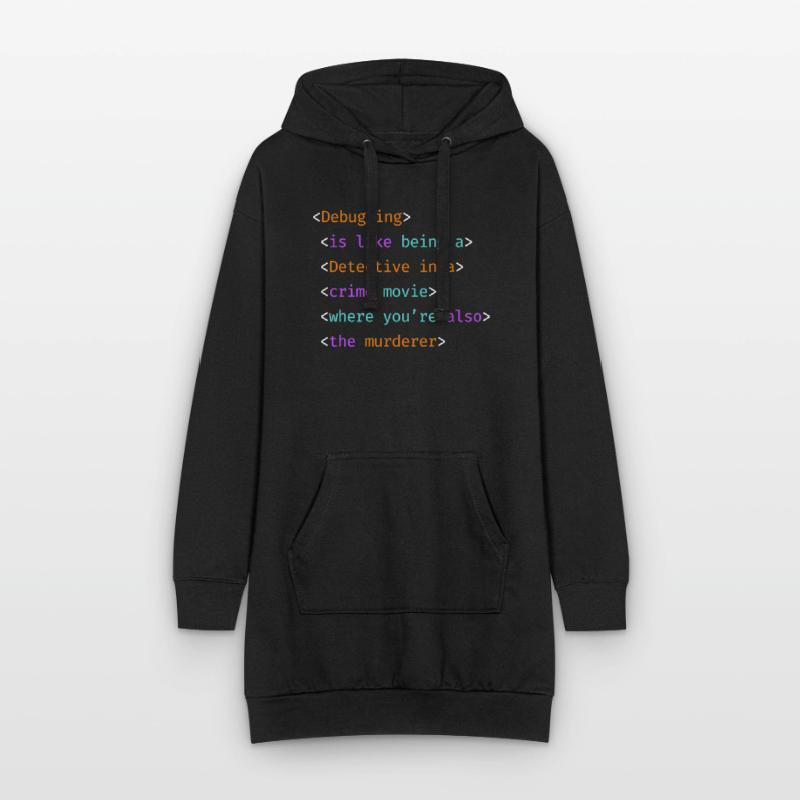 99 petits bugs dans le codage du programmeur de code Sweat-shirt à capuche long Femme