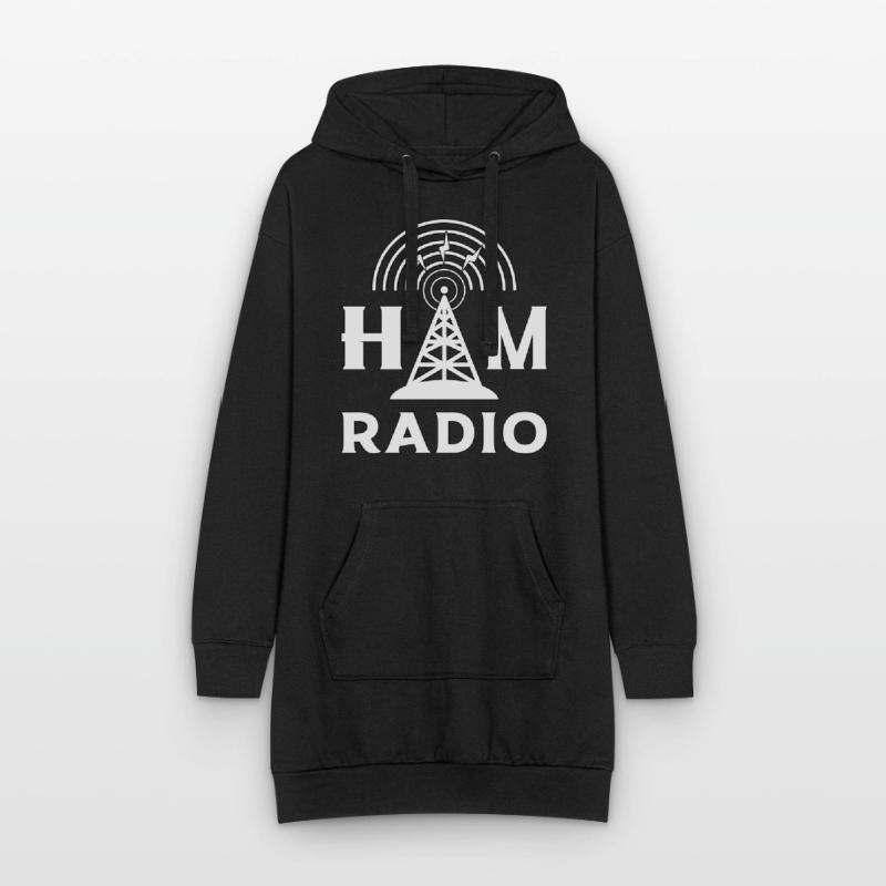 Radio HAM Operator Amateurfunk Antenne Geschenk Hoodie-Kleid