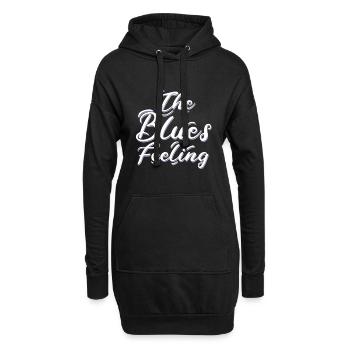 The Blues Feeling - Hoodie-Kleid - Schwarz - Vorne