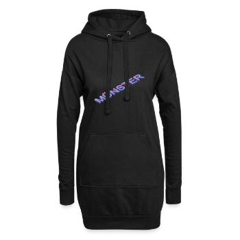 Münster - Hoodie-Kleid - Schwarz - Vorne