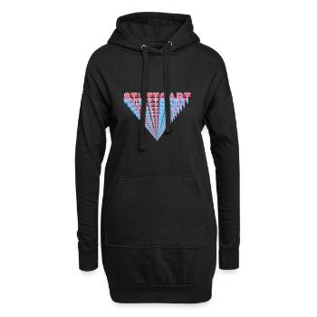 Stuttgart - Hoodie-Kleid - Schwarz - Vorne
