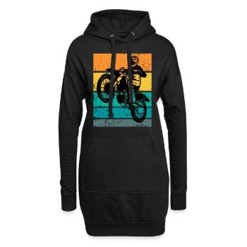 Supercross Offroad Enduro Motocross cadeau - Sweat-shirt à capuche long Femme - noir - Devant