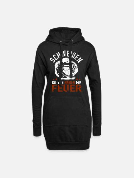 WIG Schweißer Schweißfachmann Schlossermeister - Hoodie-Kleid - Schwarz