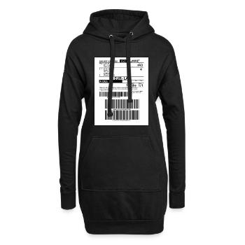 Galaxy Mail Streetwear Post de Mars 2021 - Sweat-shirt à capuche long Femme - noir - Devant