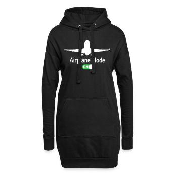Airplane Mode On Pilot Pilot Pilot Pilotes - Sweat-shirt à capuche long Femme - noir - Devant
