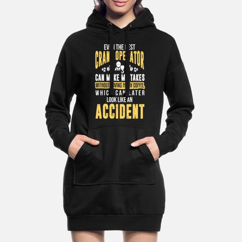 Crane operator Crane operator construction site work Hoodie Dress