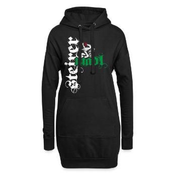 Steirermadl Steiermark Steirer Madl Steirerin - Hoodie-Kleid - Schwarz - Vorne
