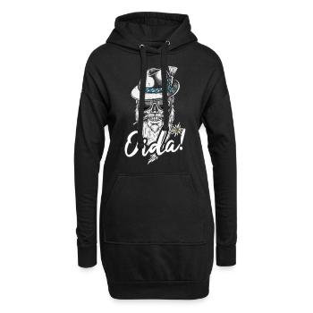 Oida! Bayern Wien bayrischer wiener Dialekt Tracht - Hoodie-Kleid - Schwarz - Vorne