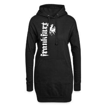 Frankfurt Frankfurter Jungs Fußball Fan Fußballfan - Hoodie-Kleid - Schwarz - Vorne