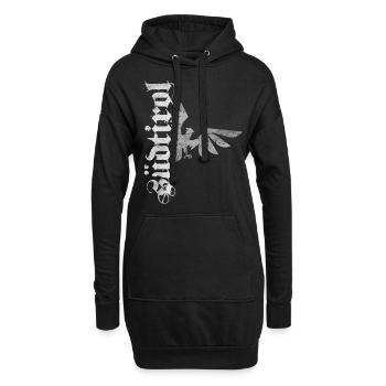 Südtirol Adler Wappen Retro Südtiroler Bua Madl - Hoodie-Kleid - Schwarz - Vorne