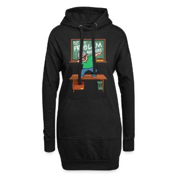 Enseignant à la retraite Pension Pension Pension Cadeau - Sweat-shirt à capuche long Femme - noir - Devant