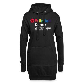 Beach Volley Coach - Volley-coach - Sweat-shirt à capuche long Femme - noir - Devant