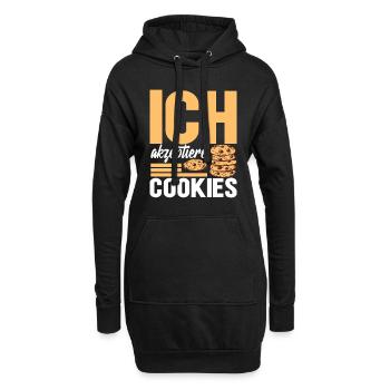 Programmierer Informatiker Informatik - Hoodie-Kleid - Schwarz - Vorne