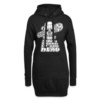 Snowboard, Sports Extrêmes, Suisse - Sweat-shirt à capuche long Femme - noir - Devant