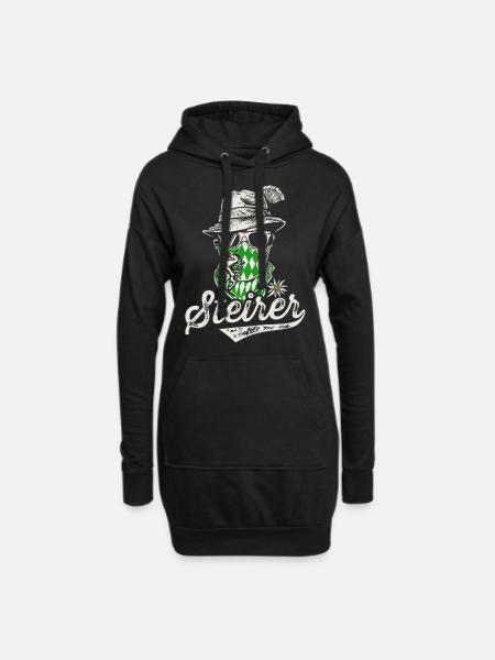 Steiermark T-Shirt Herren Steirer Bua Steirerbua - Hoodie-Kleid - Schwarz