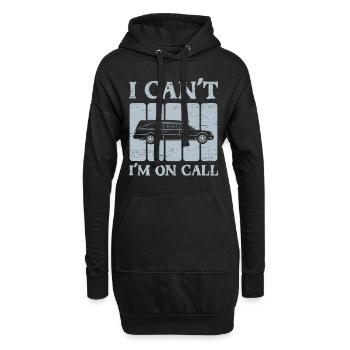 Bestatter Bestattungsunternehmer Embalmer - Hoodie-Kleid - Schwarz - Vorne