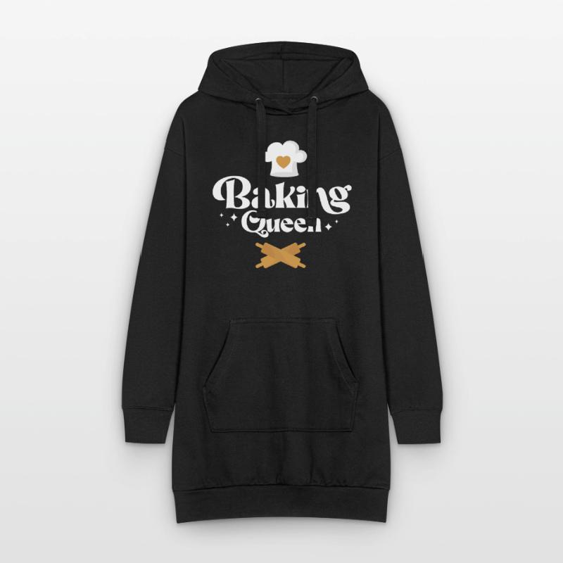 Cuisson Cuisson Baking Queen Sweat-shirt à capuche long Femme