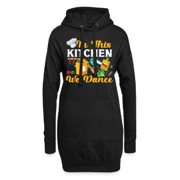 Cuisine Cuisine Chef de cuisine dans ce - Sweat-shirt à capuche long Femme - noir - Devant