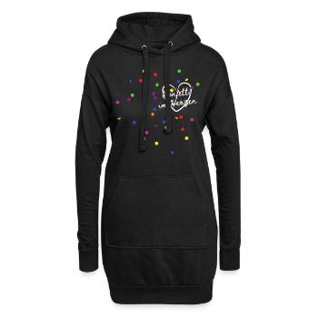 Costume de remplacement de carnaval Tenue de carnaval - Sweat-shirt à capuche long Femme - noir - Devant