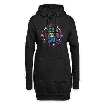 This Is My Disco Costume 80s Dancing Step Party - Sweat-shirt à capuche long Femme - noir - Devant