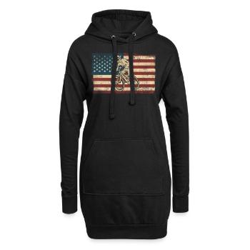 Enduro VTT VTT Équitation - Sweat-shirt à capuche long Femme - noir - Devant