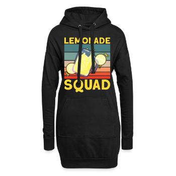 Lemonade Squad – Retro Krug Design - Hoodie-Kleid - Schwarz - Vorne